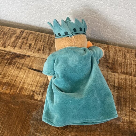 NEW YORK CITY TEDDY BEAR Statue of Liberty 8" Plush 1999 USA VINTAGE - Picture 6 of 9
